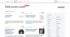 Desktop Screenshot of dolovers.com