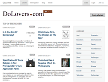 Tablet Screenshot of dolovers.com